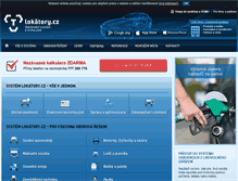 Tablet Screenshot of lokatory.cz
